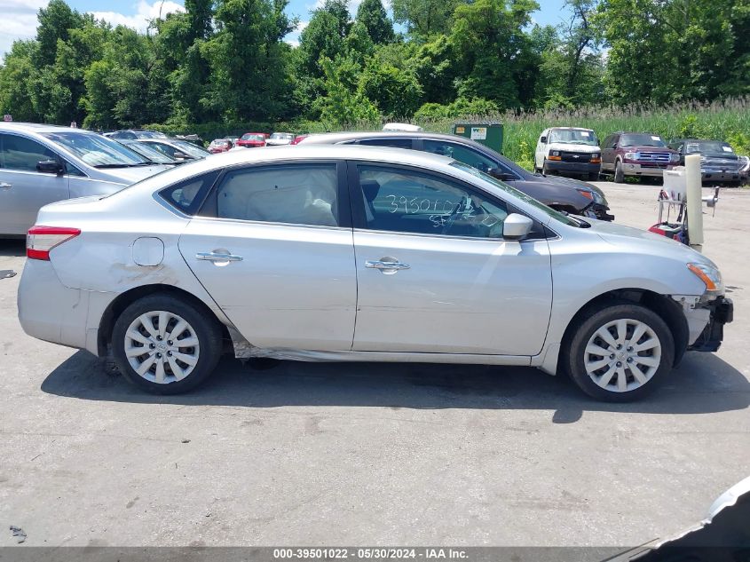 2015 Nissan Sentra Sv VIN: 3N1AB7AP7FY367014 Lot: 39501022