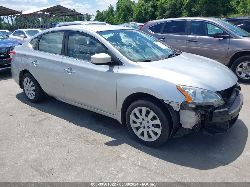 2015 Nissan Sentra Sv VIN: 3N1AB7AP7FY367014 Lot: 39501022