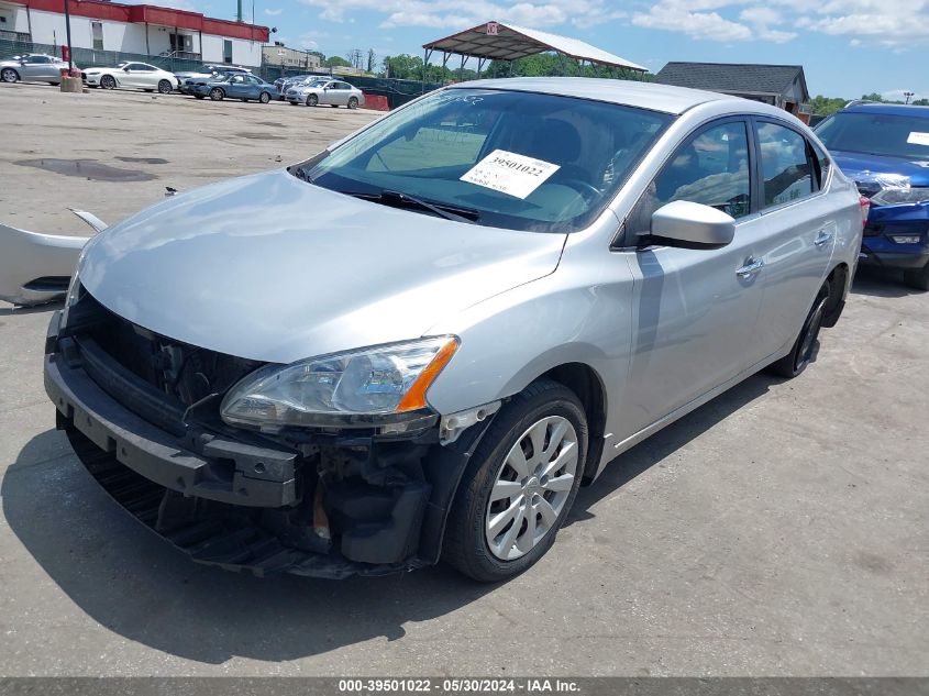 2015 Nissan Sentra Sv VIN: 3N1AB7AP7FY367014 Lot: 39501022