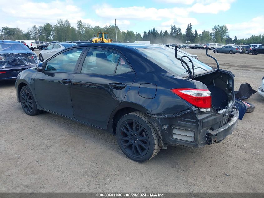 2016 Toyota Corolla S W/Special Edition Pkg VIN: 2T1BURHE0GC555225 Lot: 39501036