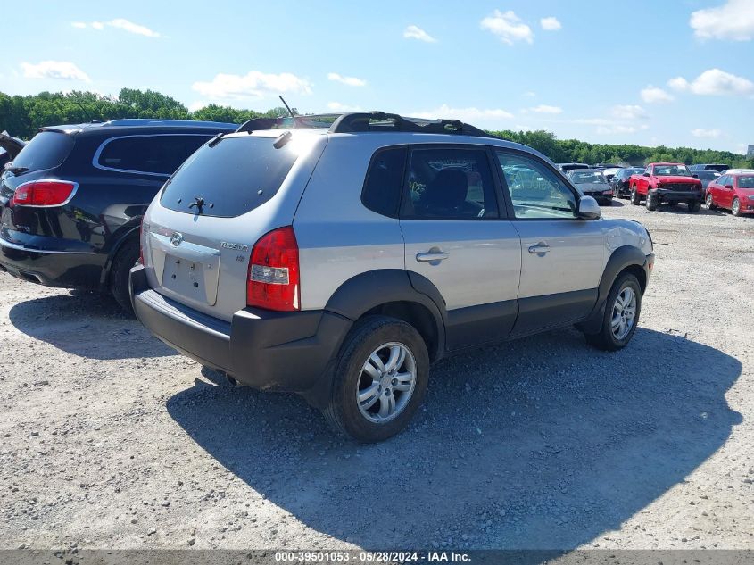 2006 Hyundai Tucson Gls/Limited VIN: KM8JN12D56U349163 Lot: 39501053