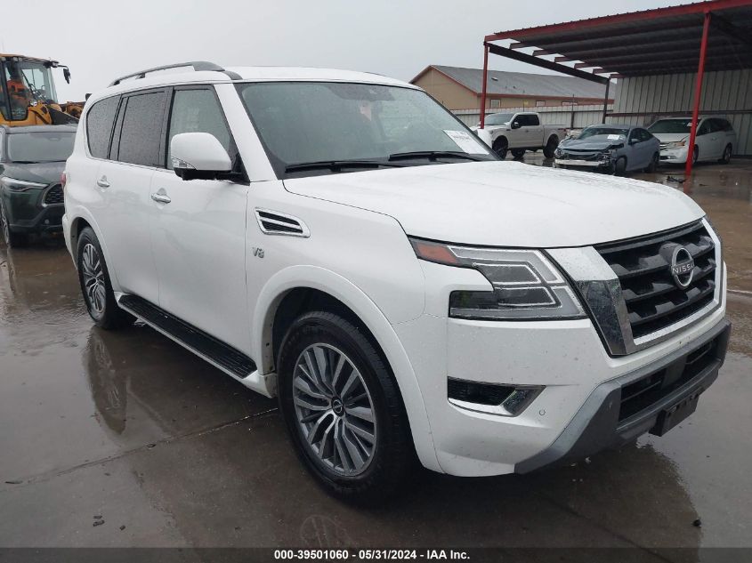 2022 Nissan Armada Sl VIN: JN8AY2BC3N9163054 Lot: 39501060