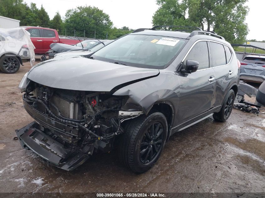 2017 Nissan Rogue Sv VIN: 5N1AT2MT5HC894949 Lot: 39501065