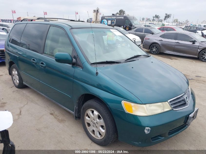 2002 Honda Odyssey Ex-L VIN: 2HKRL18742H527888 Lot: 39501086