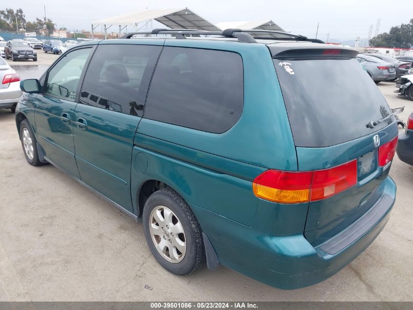 2002 Honda Odyssey Ex-L VIN: 2HKRL18742H527888 Lot: 39501086