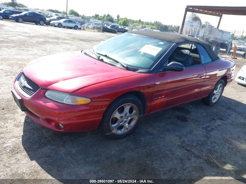 2000 Chrysler Sebring Jxi VIN: 3C3EL55H3YT255625 Lot: 39501097