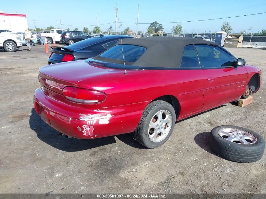 2000 Chrysler Sebring Jxi VIN: 3C3EL55H3YT255625 Lot: 39501097