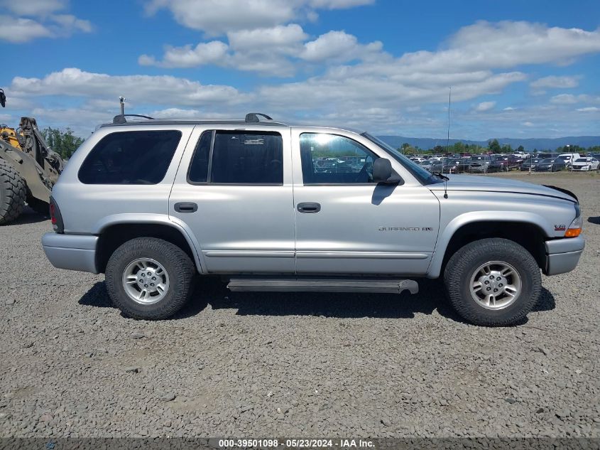 1998 Dodge Durango Slt VIN: 1B4HS28Z3WF205116 Lot: 39501098