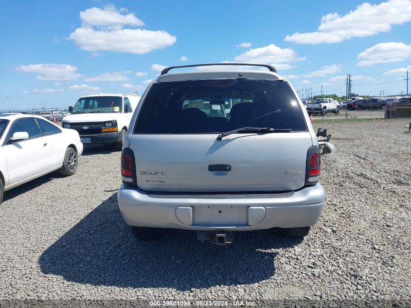 1998 Dodge Durango Slt VIN: 1B4HS28Z3WF205116 Lot: 39501098