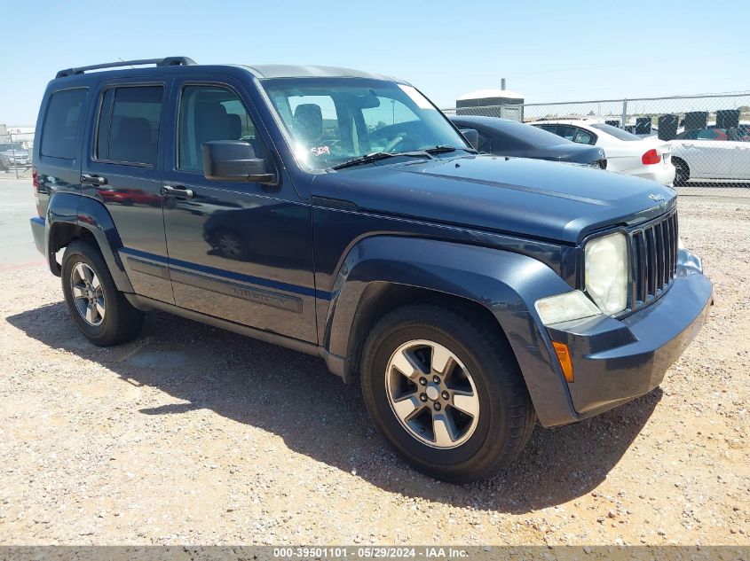 2008 Jeep Liberty Sport VIN: 1J8GP28K68W247469 Lot: 39501101