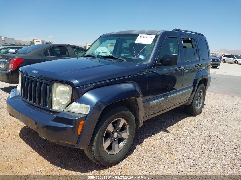 2008 Jeep Liberty Sport VIN: 1J8GP28K68W247469 Lot: 39501101