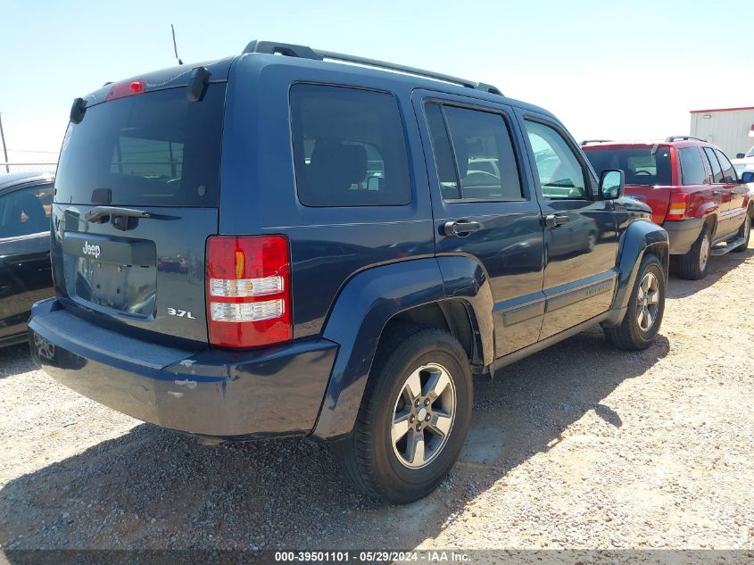 2008 Jeep Liberty Sport VIN: 1J8GP28K68W247469 Lot: 39501101