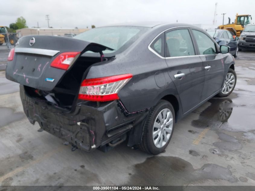 2014 Nissan Sentra S/Sv/Sr/Sl VIN: 3N1AB7AP1EY238944 Lot: 39501104