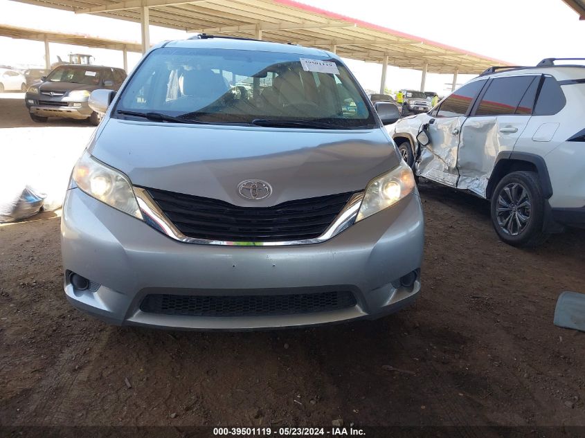 2011 Toyota Sienna Le V6 VIN: 5TDKK3DCXBS163652 Lot: 39501119