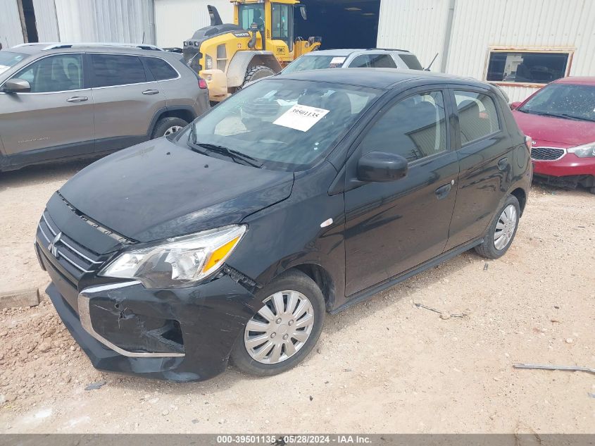 2021 Mitsubishi Mirage Es/Le/Carbonite Edition VIN: ML32AUHJ3MH003723 Lot: 39501135