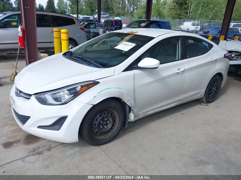 2016 Hyundai Elantra Se VIN: 5NPDH4AE1GH674148 Lot: 39501137