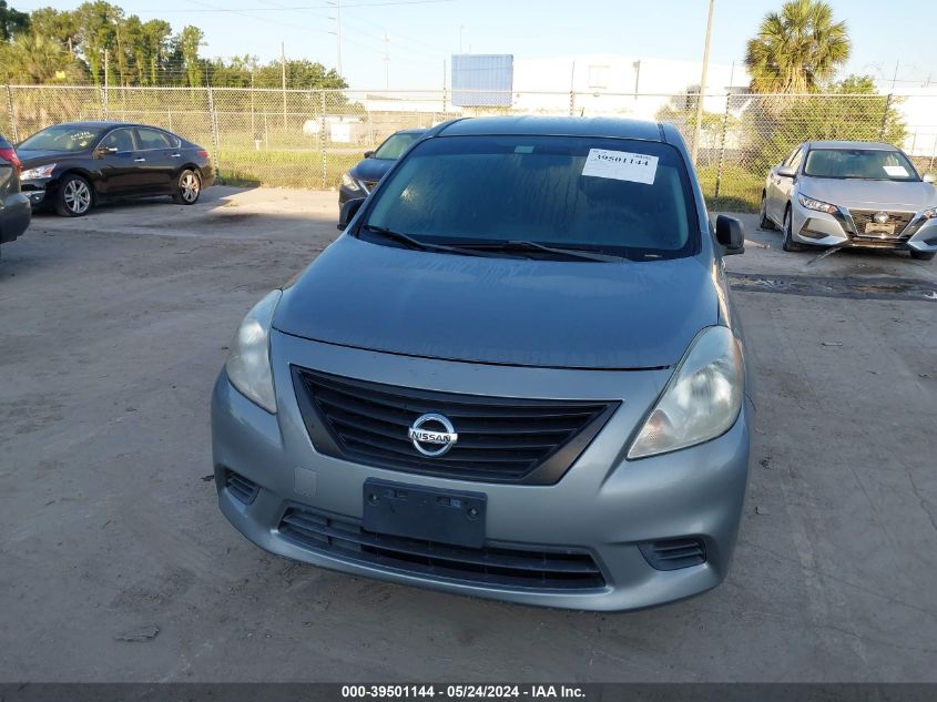 2013 Nissan Versa 1.6 S+ VIN: 3N1CN7AP5DL825465 Lot: 39501144