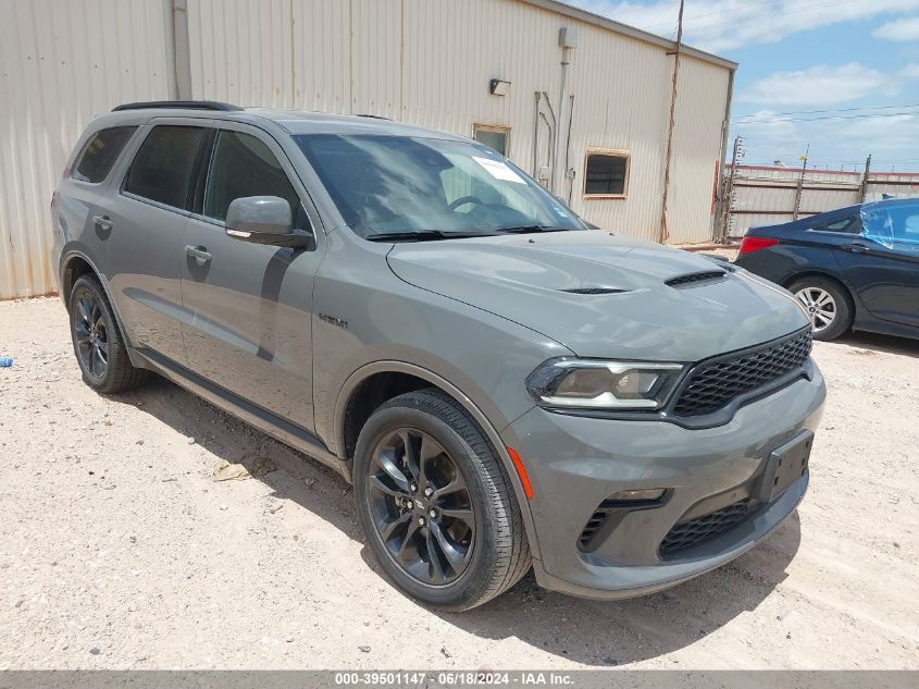 2022 Dodge Durango Orange Sport Rwd VIN: 1C4SDHCT7NC226544 Lot: 39501147