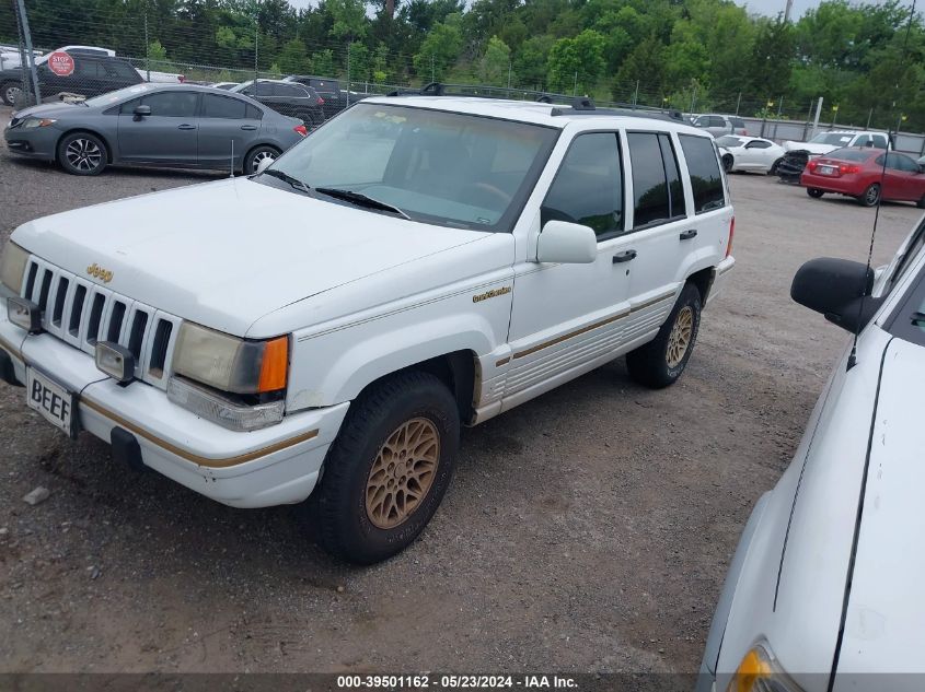 1993 Jeep Grand Cherokee Limited VIN: 1J4GZ78S7PC618454 Lot: 39501162