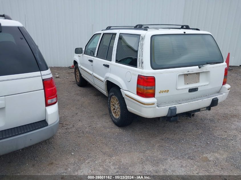 1993 Jeep Grand Cherokee Limited VIN: 1J4GZ78S7PC618454 Lot: 39501162