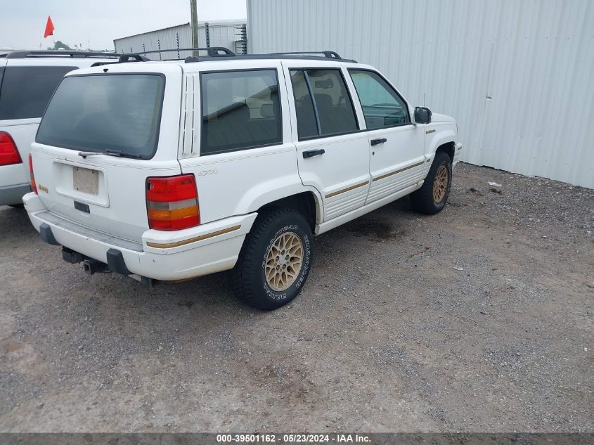 1993 Jeep Grand Cherokee Limited VIN: 1J4GZ78S7PC618454 Lot: 39501162