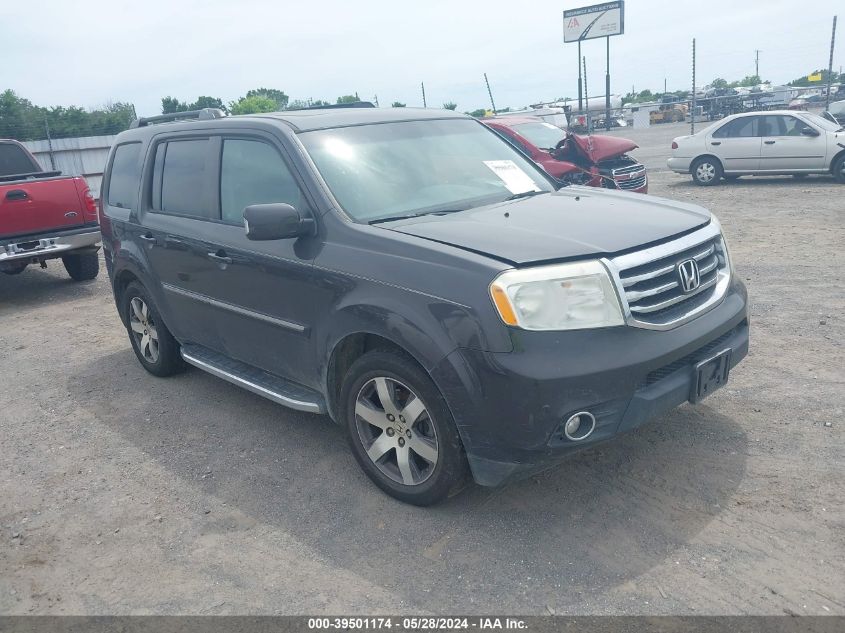 2012 Honda Pilot Touring VIN: 5FNYF4H97CB010199 Lot: 39501174