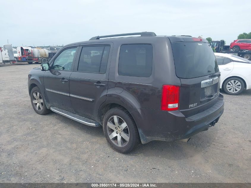 2012 Honda Pilot Touring VIN: 5FNYF4H97CB010199 Lot: 39501174