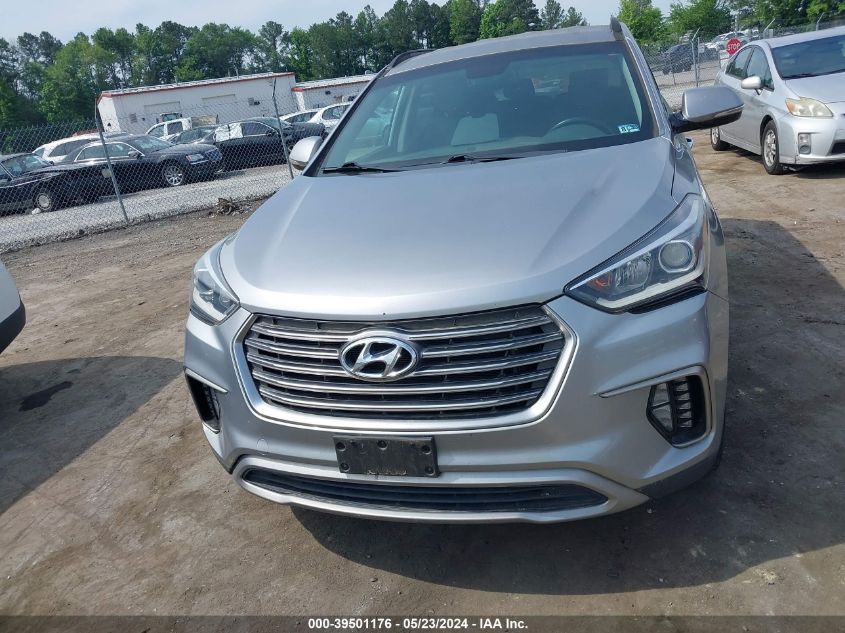 2017 Hyundai Santa Fe Limited VIN: KM8SN4HF8HU240777 Lot: 39501176