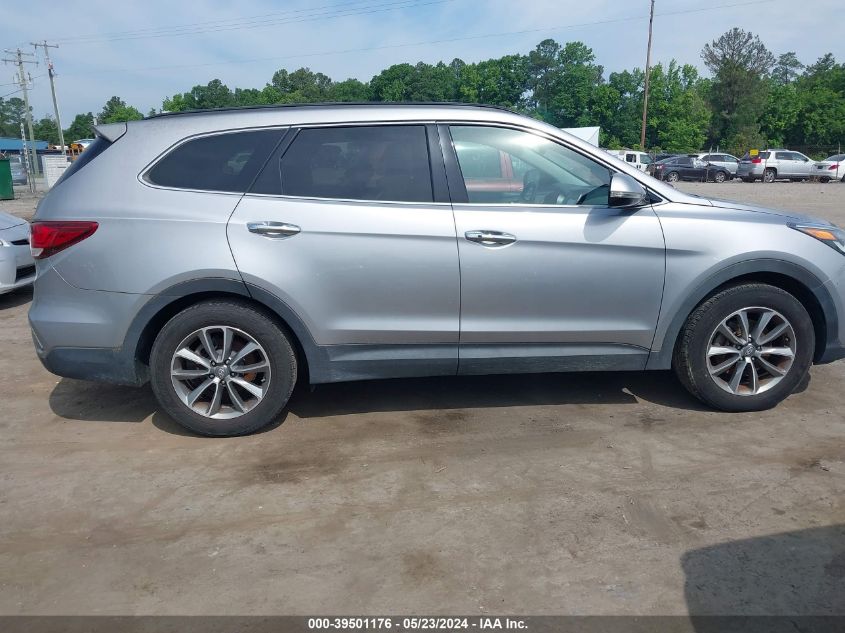 2017 Hyundai Santa Fe Limited VIN: KM8SN4HF8HU240777 Lot: 39501176