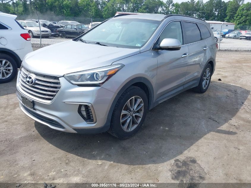 2017 Hyundai Santa Fe Limited VIN: KM8SN4HF8HU240777 Lot: 39501176