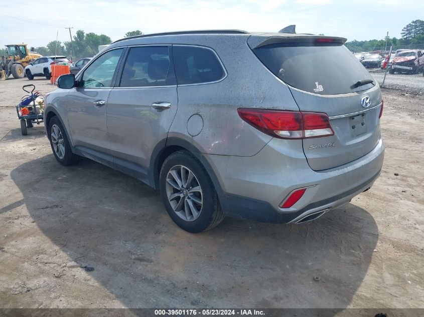 2017 Hyundai Santa Fe Limited VIN: KM8SN4HF8HU240777 Lot: 39501176