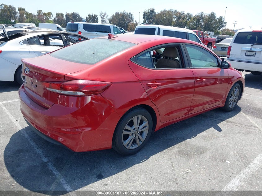 VIN KMHD84LF5HU192257 2017 HYUNDAI ELANTRA SE