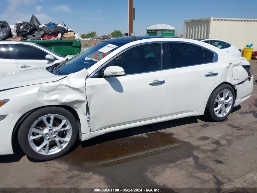 2013 Nissan Maxima 3.5 Sv VIN: 1N4AA5AP5DC827500 Lot: 39501188