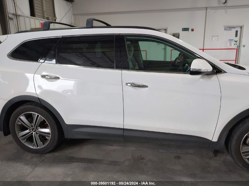 2016 Hyundai Santa Fe Se VIN: KM8SRDHF2GU133176 Lot: 39501192