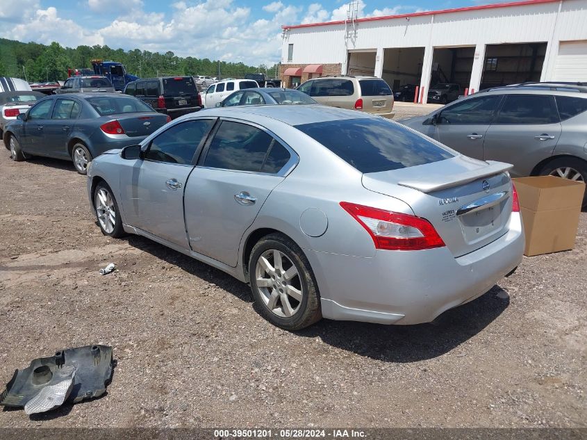 2009 Nissan Maxima 3.5 Sv VIN: 1N4AA51E89C828615 Lot: 39501201