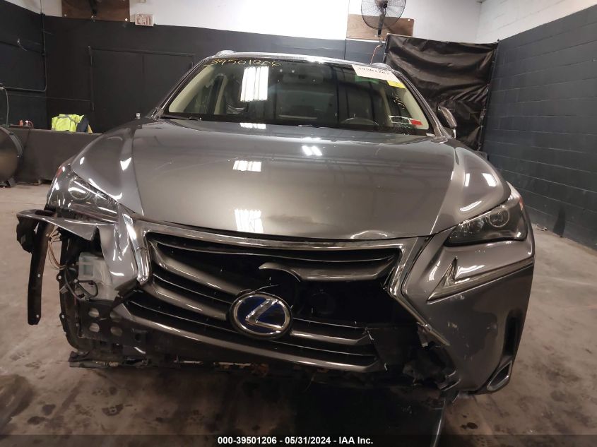 2017 Lexus Nx 300H 300H VIN: JTJBJRBZ1H2072750 Lot: 39501206