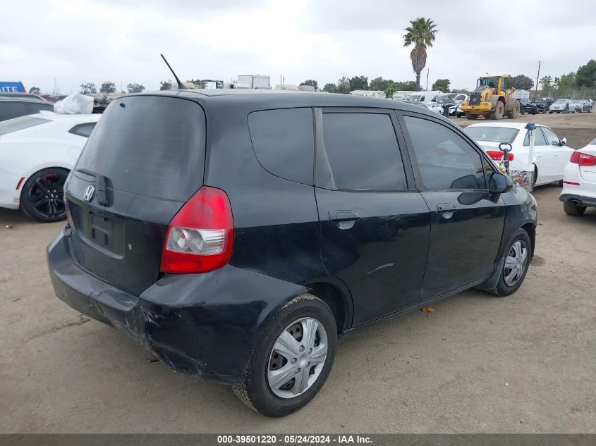 2008 Honda Fit VIN: JHMGD38498S052446 Lot: 39501220