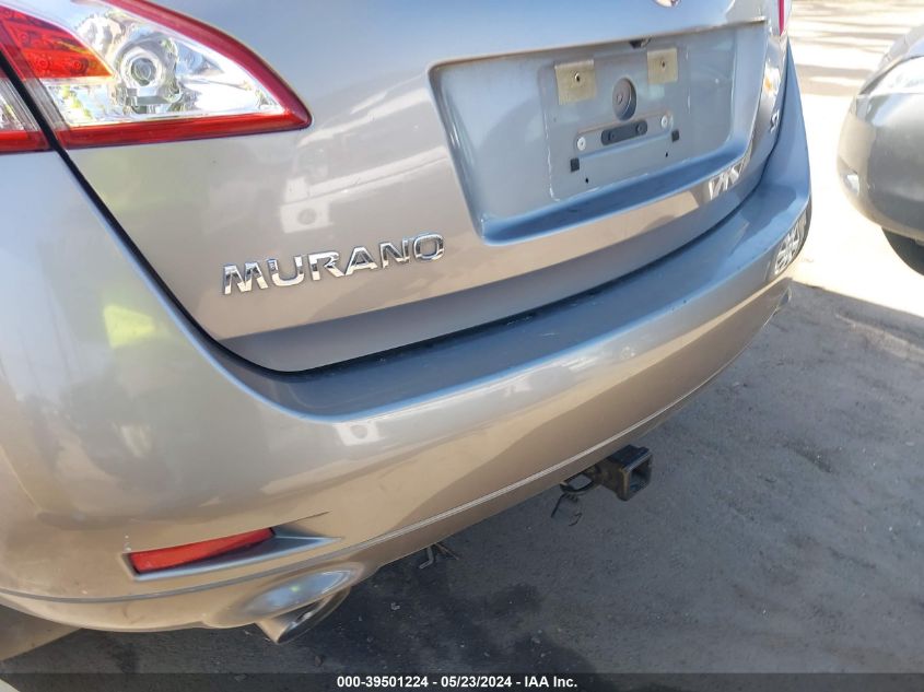 2011 Nissan Murano Sl VIN: JN8AZ1MUXBW058974 Lot: 39501224