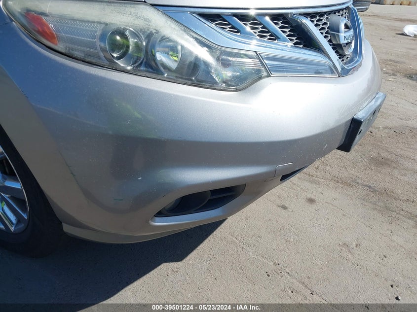 2011 Nissan Murano Sl VIN: JN8AZ1MUXBW058974 Lot: 39501224