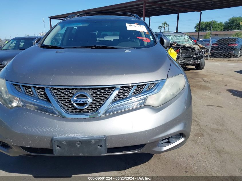 2011 Nissan Murano Sl VIN: JN8AZ1MUXBW058974 Lot: 39501224