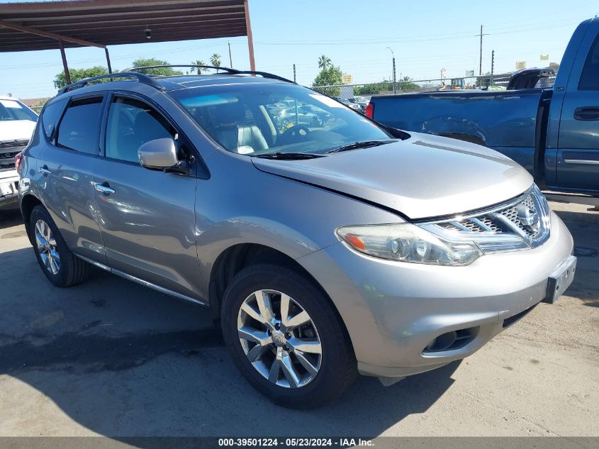 2011 Nissan Murano Sl VIN: JN8AZ1MUXBW058974 Lot: 39501224