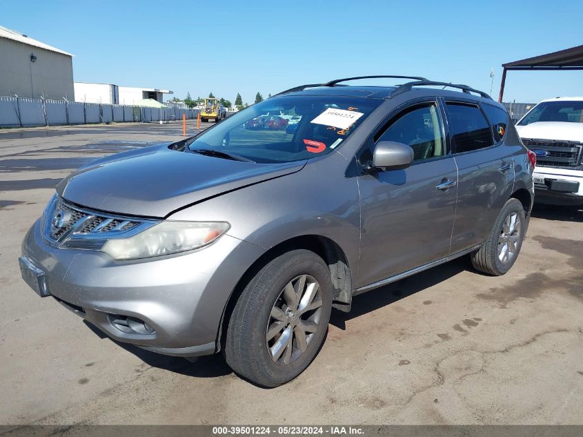 2011 Nissan Murano Sl VIN: JN8AZ1MUXBW058974 Lot: 39501224