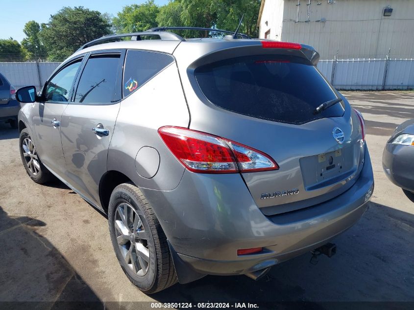 2011 Nissan Murano Sl VIN: JN8AZ1MUXBW058974 Lot: 39501224