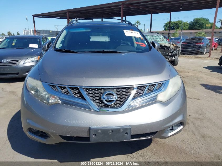2011 Nissan Murano Sl VIN: JN8AZ1MUXBW058974 Lot: 39501224