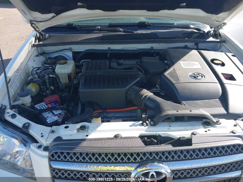 2006 Toyota Highlander Hybrid Limited V6 VIN: JTEEW21A260005986 Lot: 39501225