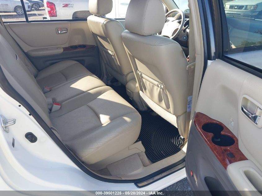 2006 Toyota Highlander Hybrid Limited V6 VIN: JTEEW21A260005986 Lot: 39501225