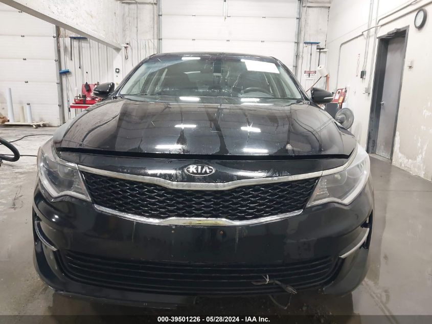 2016 Kia Optima Lx VIN: 5XXGT4L35GG025178 Lot: 39501226