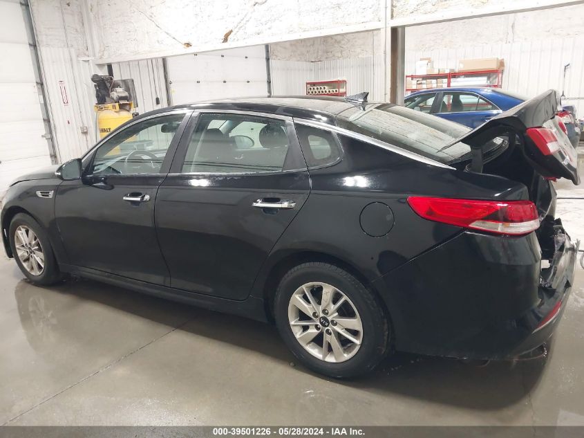 2016 Kia Optima Lx VIN: 5XXGT4L35GG025178 Lot: 39501226