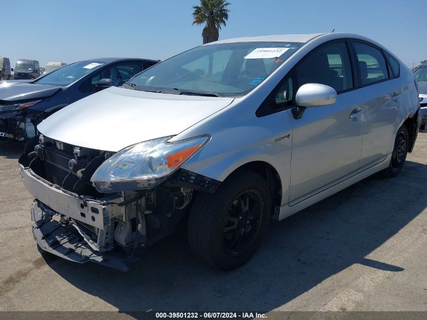 2013 Toyota Prius Three VIN: JTDKN3DU8D0355979 Lot: 39501232