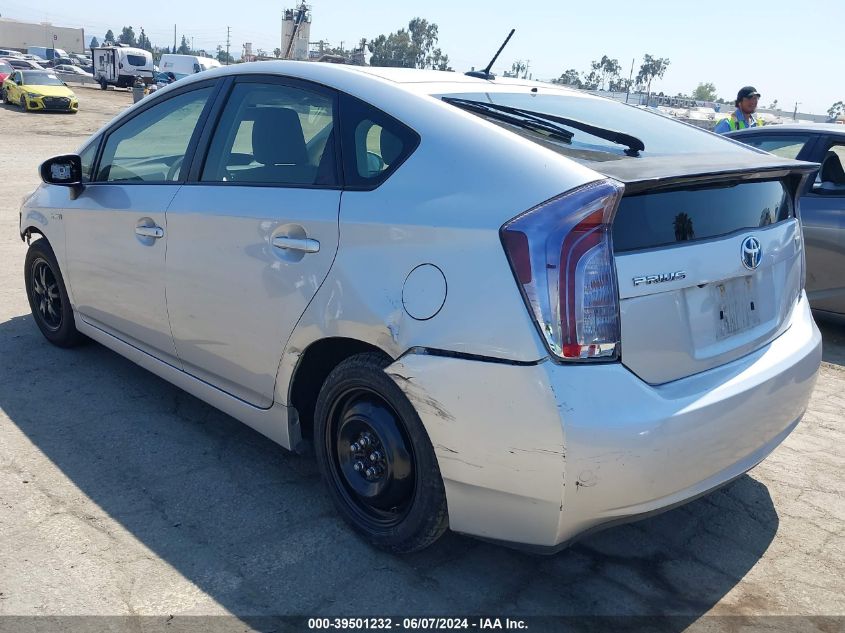 2013 Toyota Prius Three VIN: JTDKN3DU8D0355979 Lot: 39501232